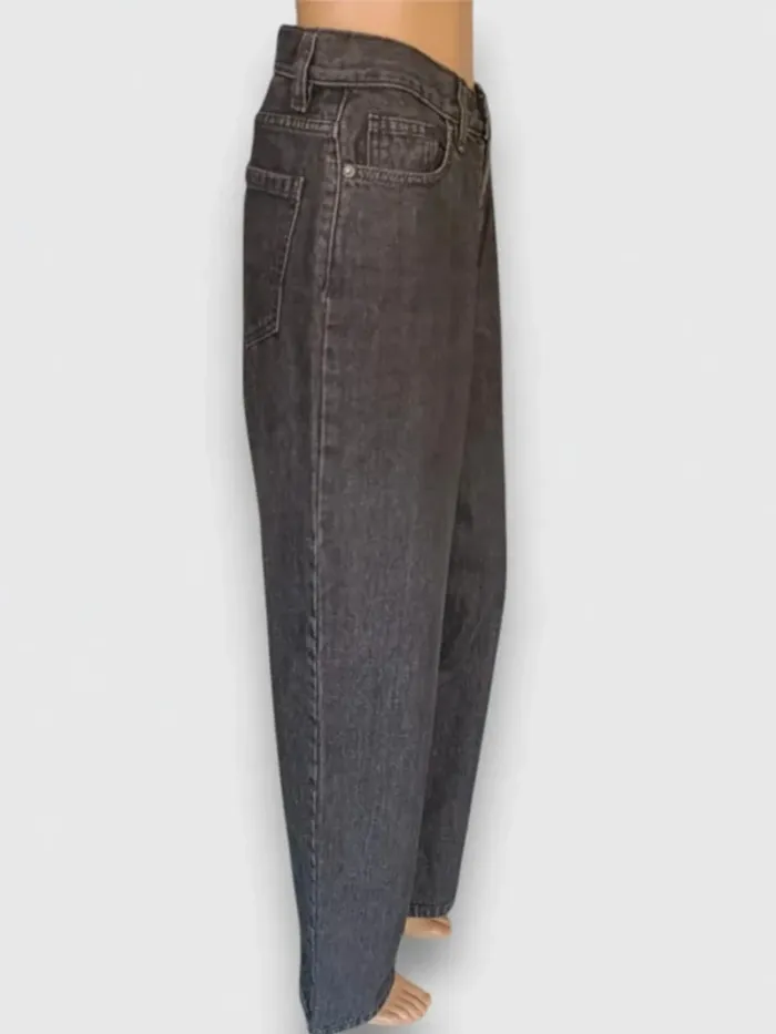 Jean Urban Classics coupe wide leg fit loose ,taille haute 100 % coton - photo numéro 3