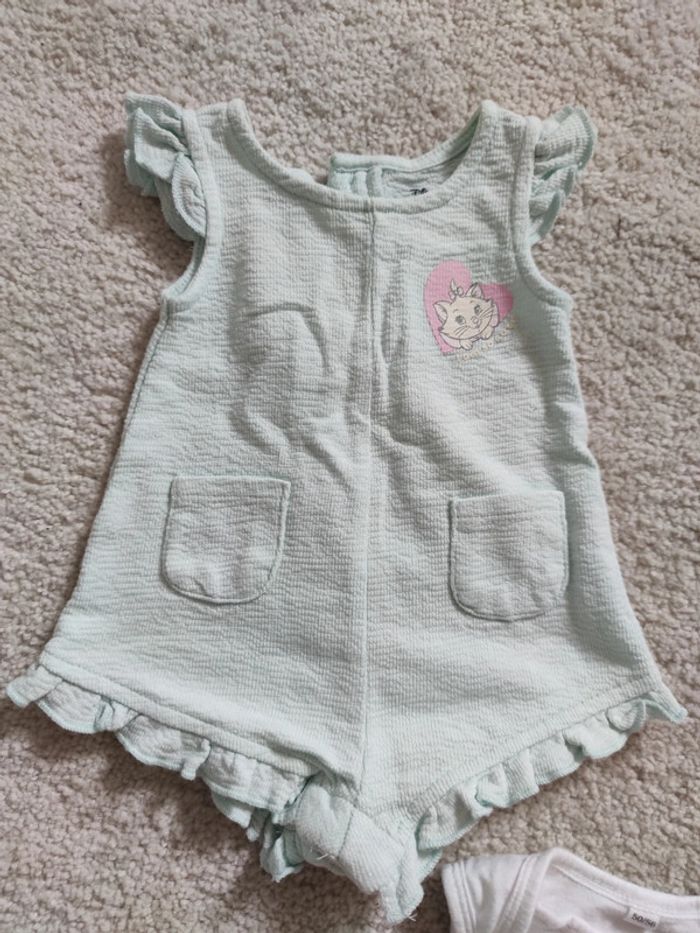 Lots de 3 tenues été bébé fille - photo numéro 4