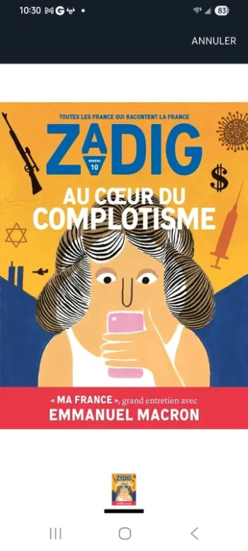 Zadig n*10. Emmanuel Macron