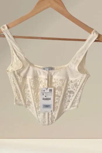 Crop top Zara Taille S