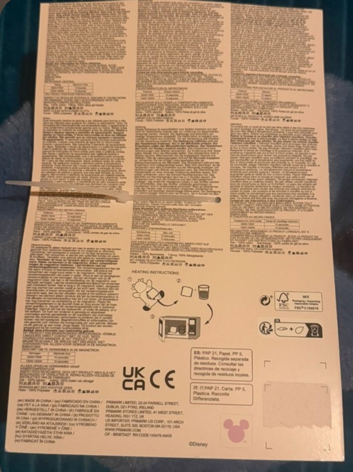 Bouillotte micro onde Stitch - photo numéro 3