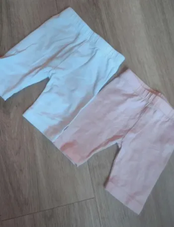 Lot de 2 leggings court 3 mois