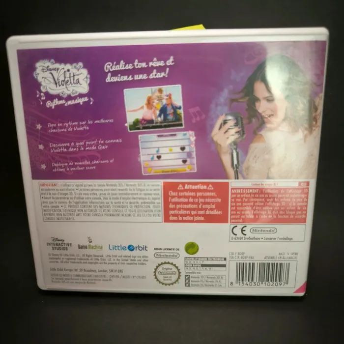Violetta nintendo 3DS - photo numéro 2