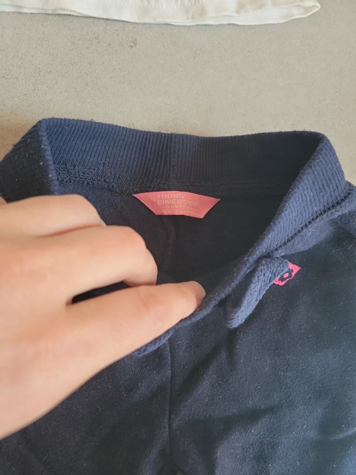 Lot ensemble hiver pantalon jogging haut manche longue 74 cm bébé fille - photo numéro 6