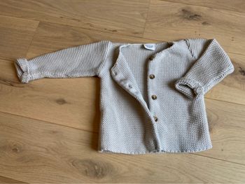 Gilet point mousse 18 mois