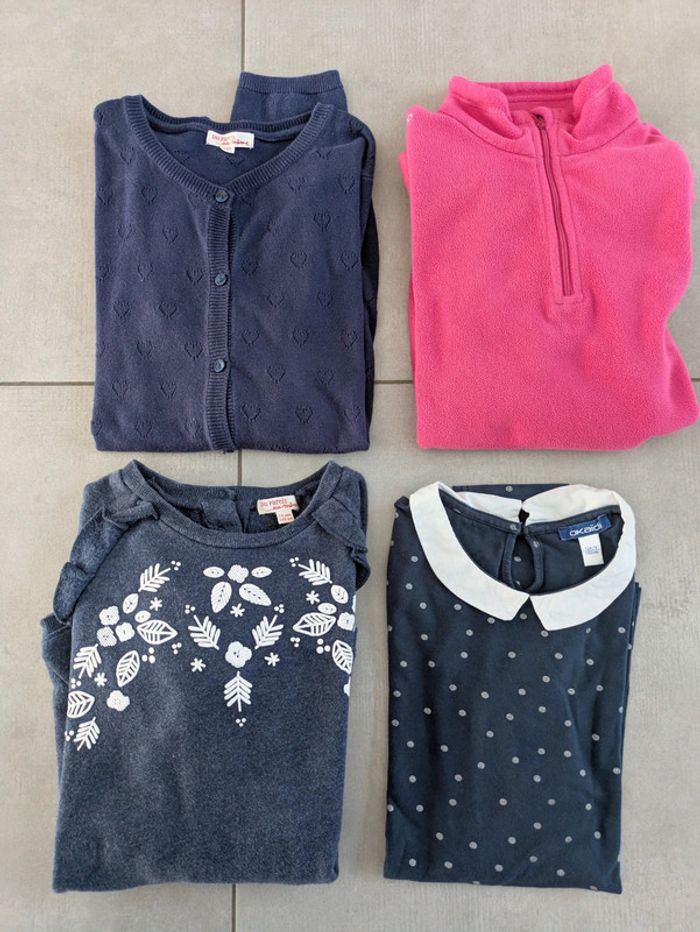 Lot de 4 pull et hauts 12 ans