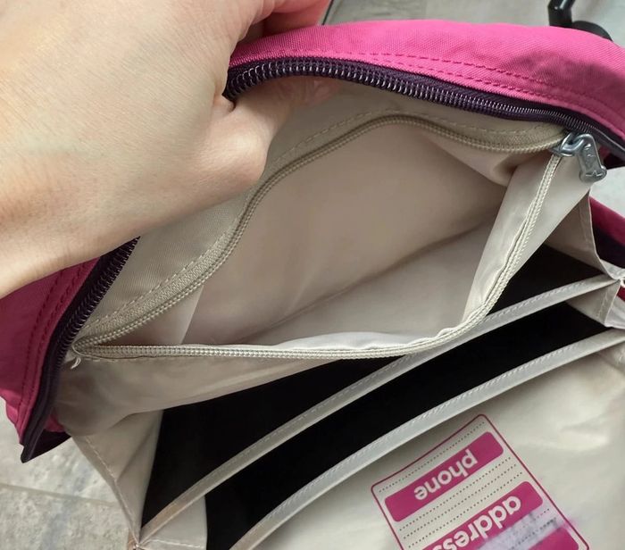 Cartable Kipling Rose grand modèle en très bon état - photo numéro 14