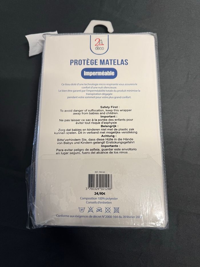 Protège Matelas 160×200 Imperméable NEUF - photo numéro 4