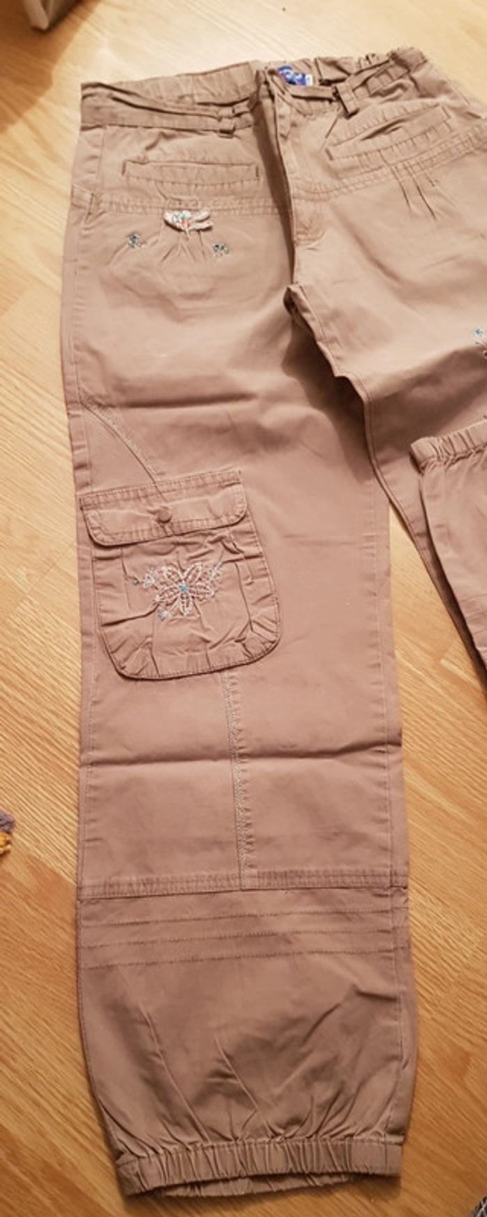 Pantalon La Compagnie des Petits marron clair - photo numéro 2