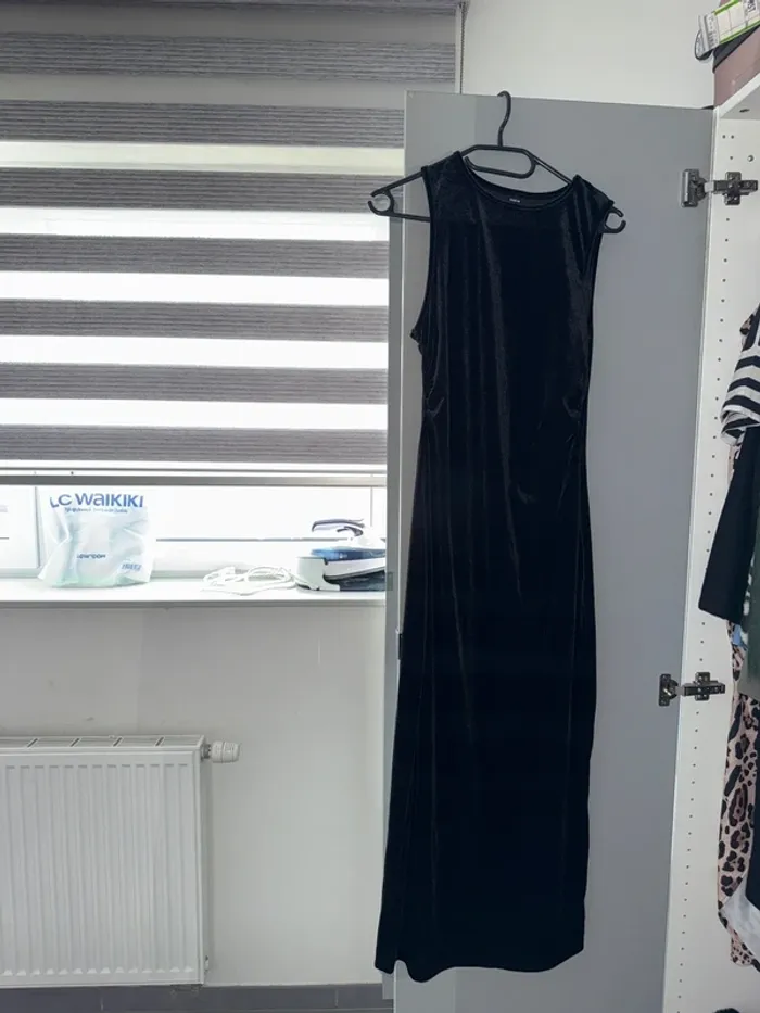 Robe longue noir shein taille L - photo numéro 3