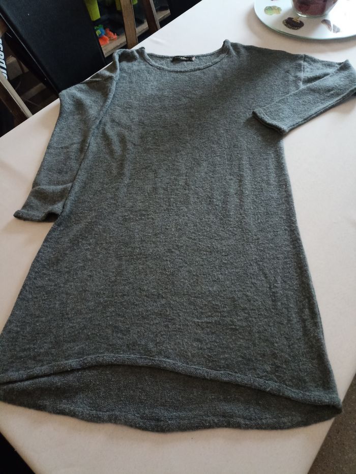 Robe Pull Ajustée Grise - Taille S (Yidarton) - Style & Confort ! - photo numéro 2