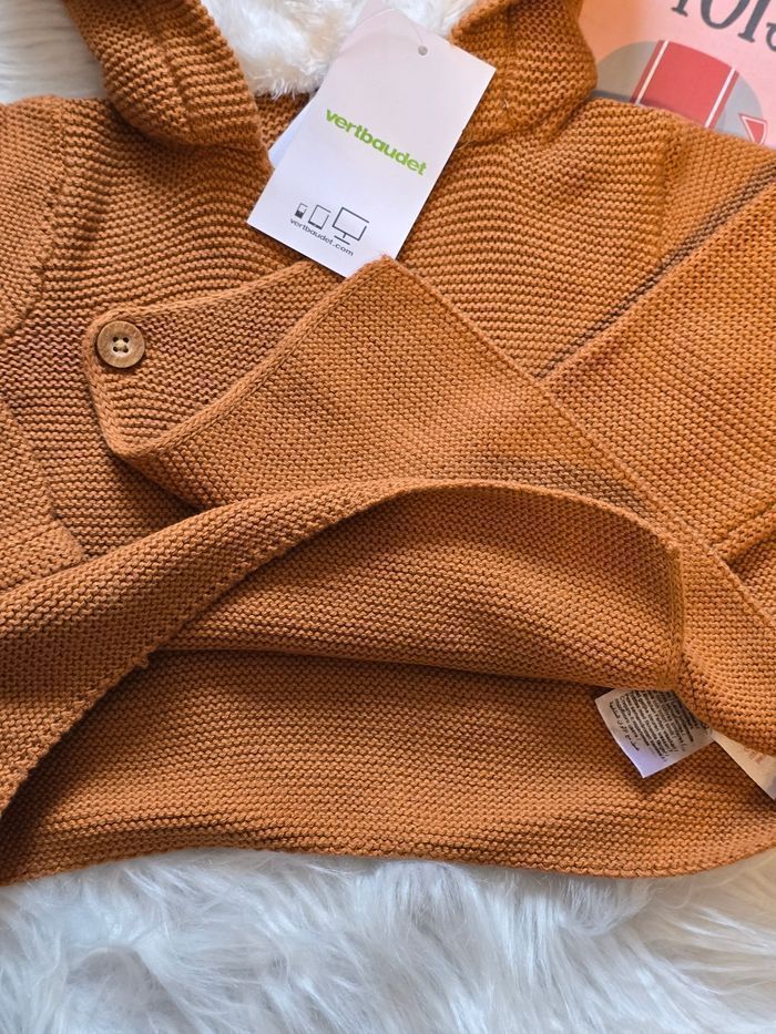 NEUF (non porté) 🏷😍🤩🤎superbe gilet 9 mois garçon 🤎🤩😍 - photo numéro 3
