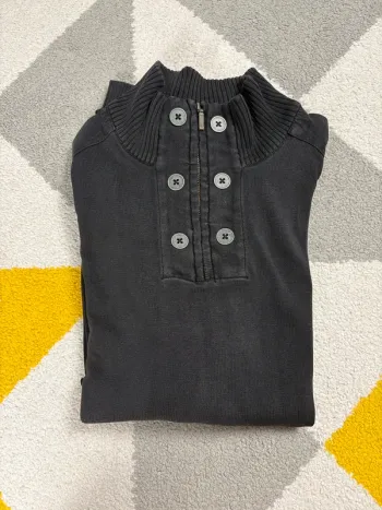 Pull 1/4 zip Armand Thiery | Noir | Taille XL