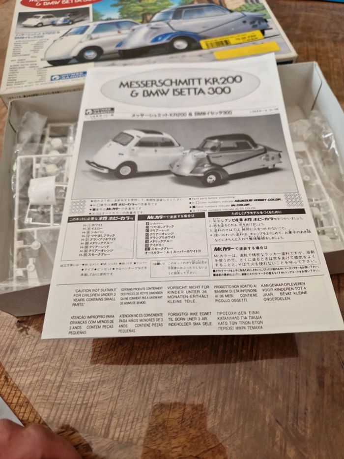 Maquette messerschmitt kr200 et bmw isetta 300 - photo numéro 3