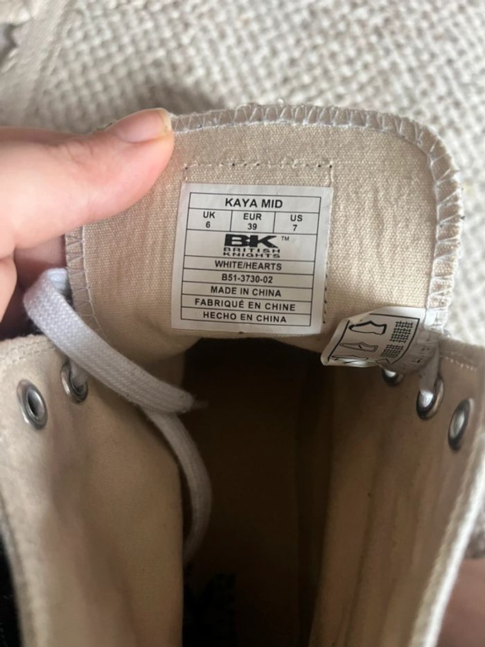 Baskets montante british knights taille 39 - photo numéro 8