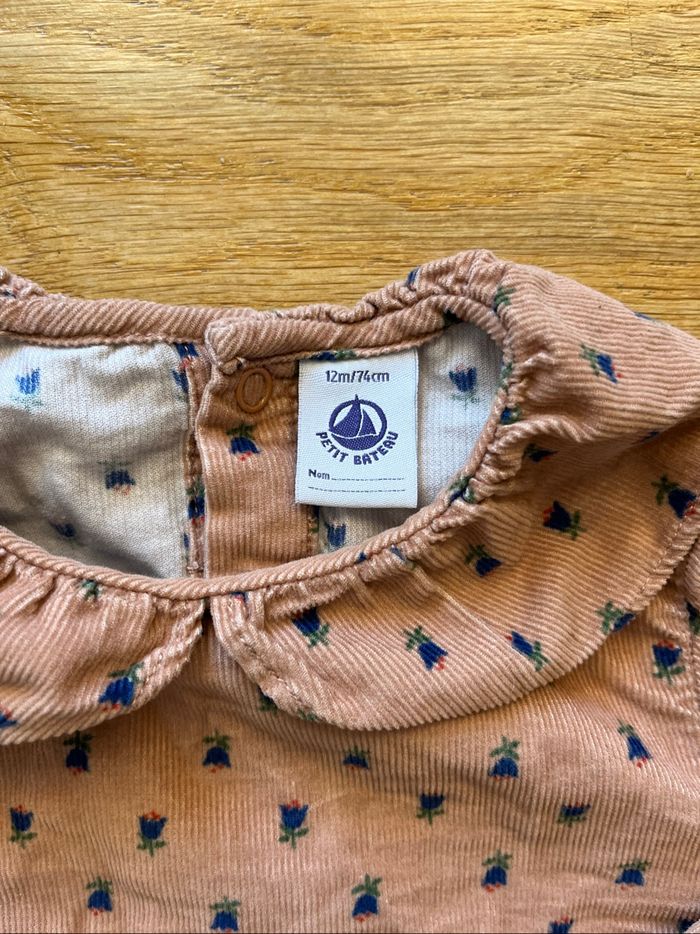 Ensemble Petit Bateau pour bébé fille, taille 12 mois - photo numéro 3
