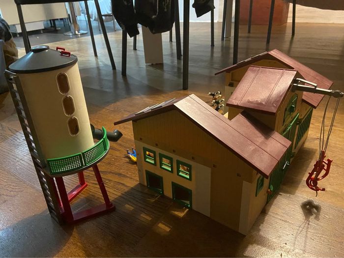 Ferme moderne playmobil avec silo - photo numéro 8