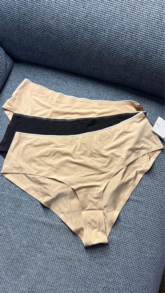 Lot de 3 Shorty - culottes neuves Chantelle taille XL - photo numéro 3
