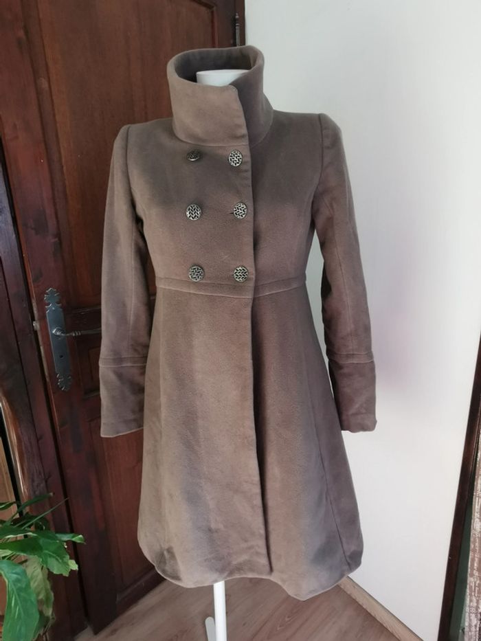 Manteau marron clair Zapa