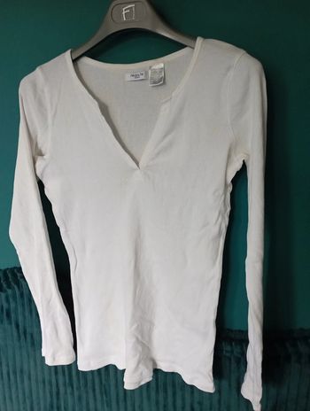 Tee shirt blanc coton