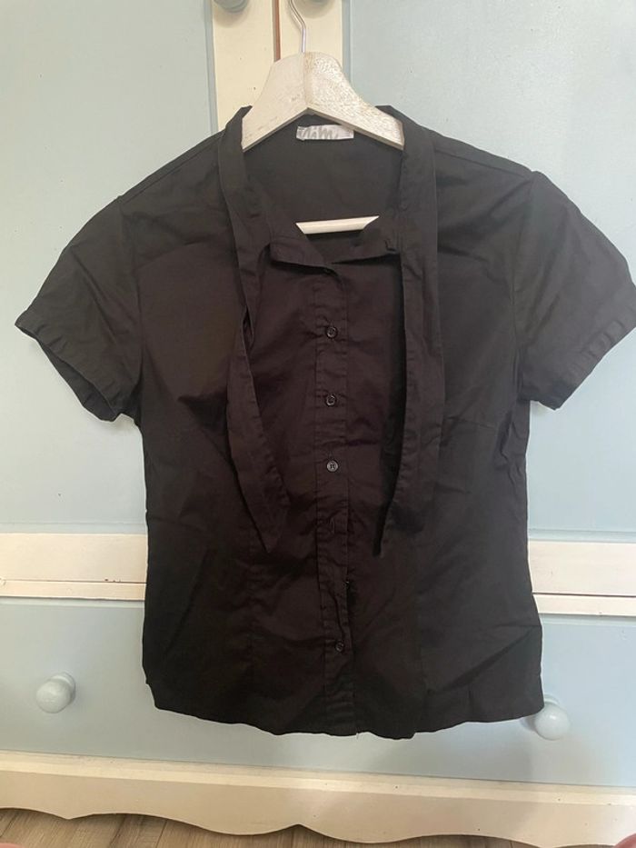 Chemise noire, femme, mim - photo numéro 2