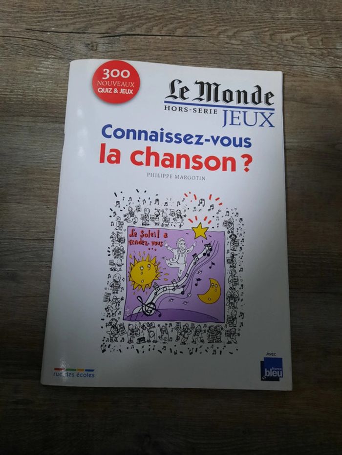 Livre de jeux - Connaissez-vous la chanson ?