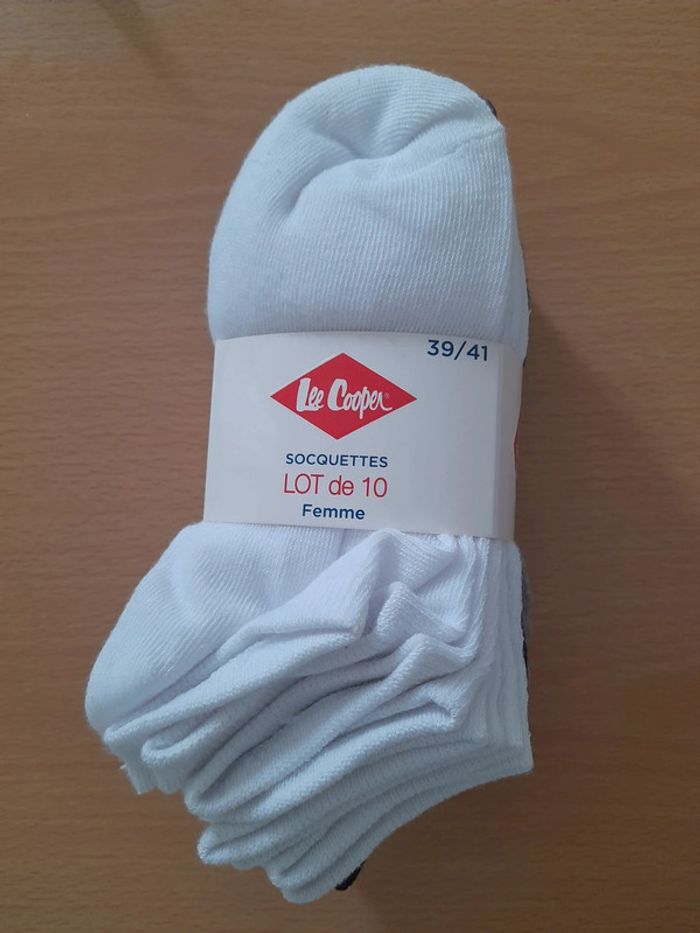 Lot 10 chaussettes socquettes T39/41 - photo numéro 4