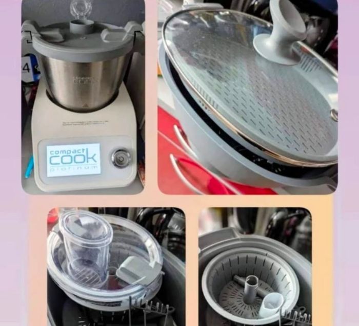 Robot cuiseur compact cook platinium
