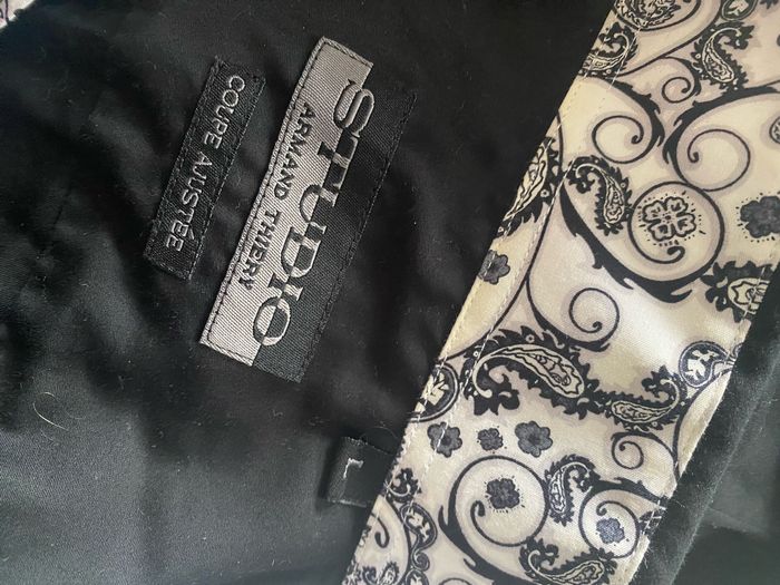 Chemise noire et rouge homme - photo numéro 9