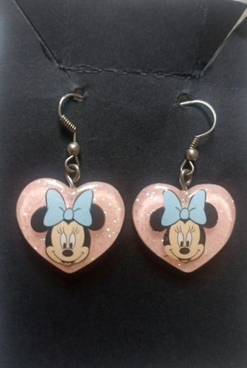 Boucles d'oreilles enfant Minnie