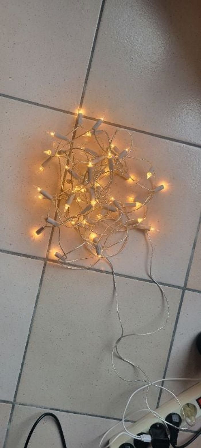 Guirlande lumineuse sapin