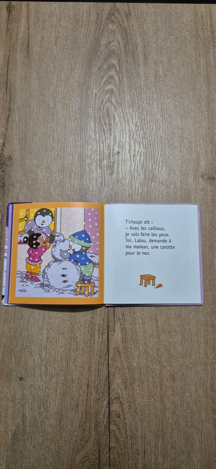 Livre T'choupi fait un bonhomme de neige - photo numéro 4