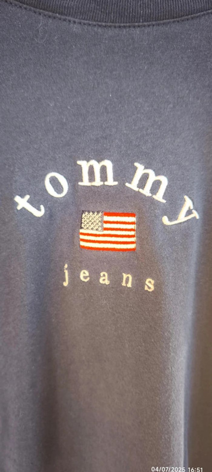 T-shirt Tommy Hilfiger Enfant Taille L Noir - photo numéro 5