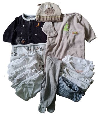 lot 13 vêtements bébé garçon 1 mois