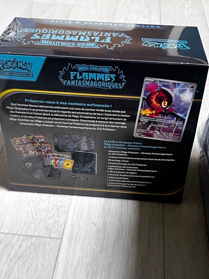 Etb Pokémon Me02 flammes fantasmagoriques scellé - photo numéro 3