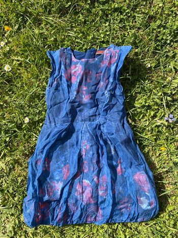 Robe fille été 8 ans catimini bleu