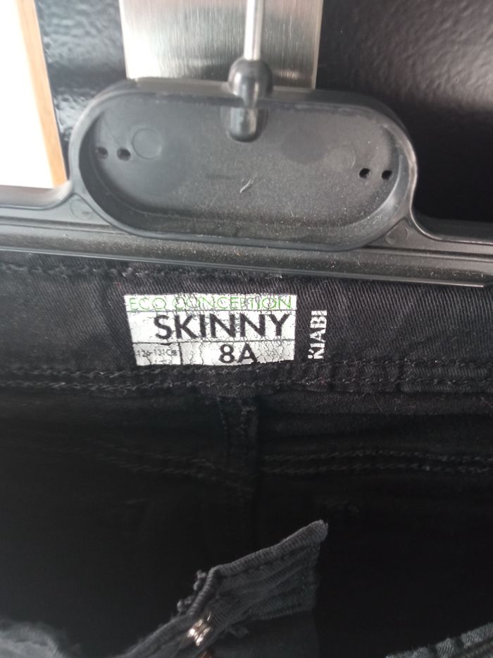 pantalon noir skinny 8 ans - photo numéro 2