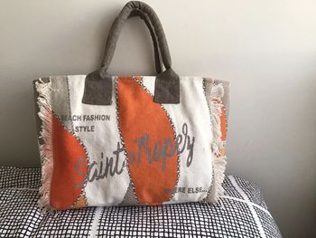 Sac cabas grosse toile « Marinette St Topez »