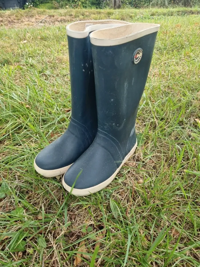 Bottes de pluie / de pêche. Garçon / Fille. Taille 36. Laurent Bourcnon. BE - photo numéro 2