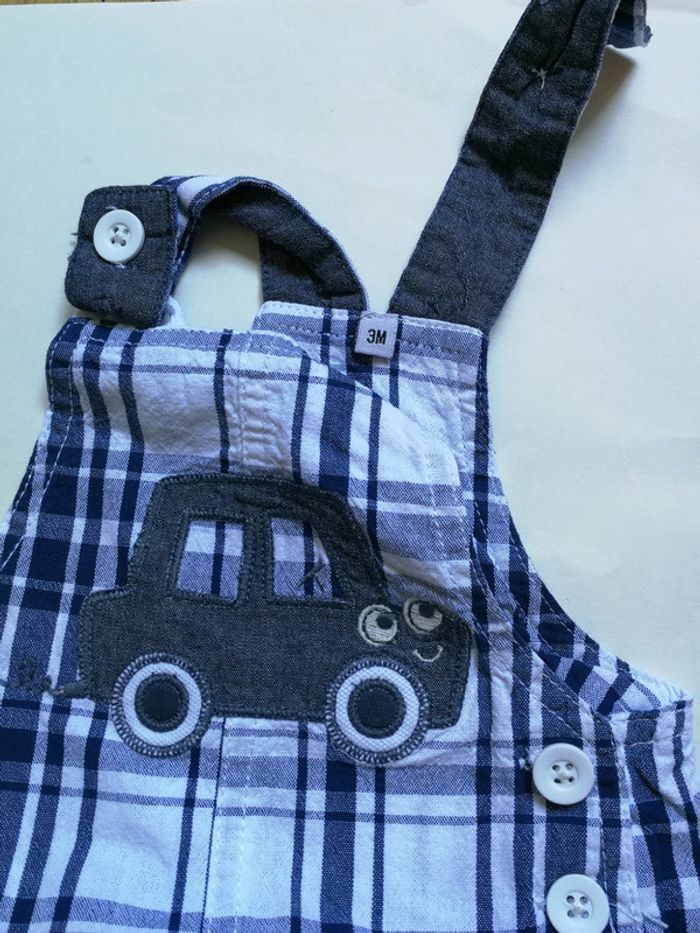 Salopette short 3 mois - photo numéro 3