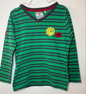 T-shirt manches longues à rayures ..
