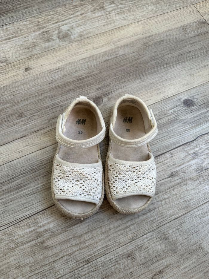 Sandales espadrilles crochet 25 h&m - photo numéro 2