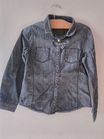 Chemise ikks en jeans 6 ans