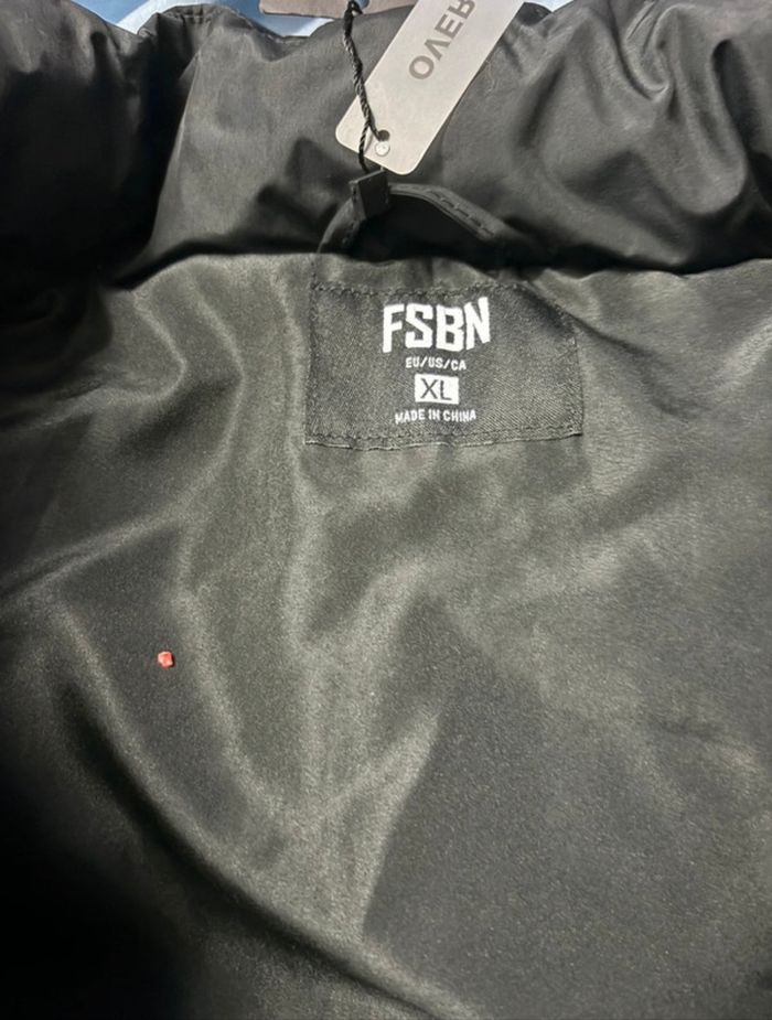 Doudoune sans manche noir FSBN