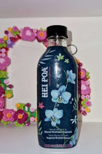 Huile pur monoï de tahiti et orchidée tropicale hei poa neuve