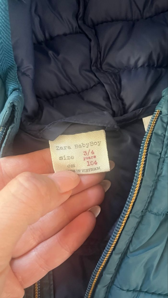 Veste légère Zara 3-4 ans garçon - photo numéro 4