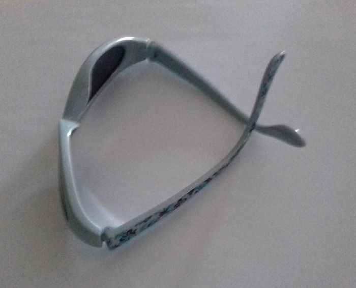 Lunette de soleil bombée bleue enfant - Complices - - photo numéro 5