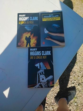 Lot de 3 livres de poche Mary Higgins Clark