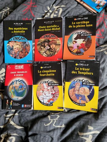 Livres l enigme des vacances