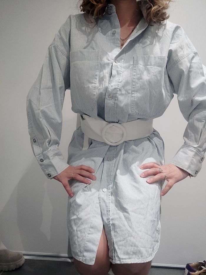 Robe chemise zara - photo numéro 3